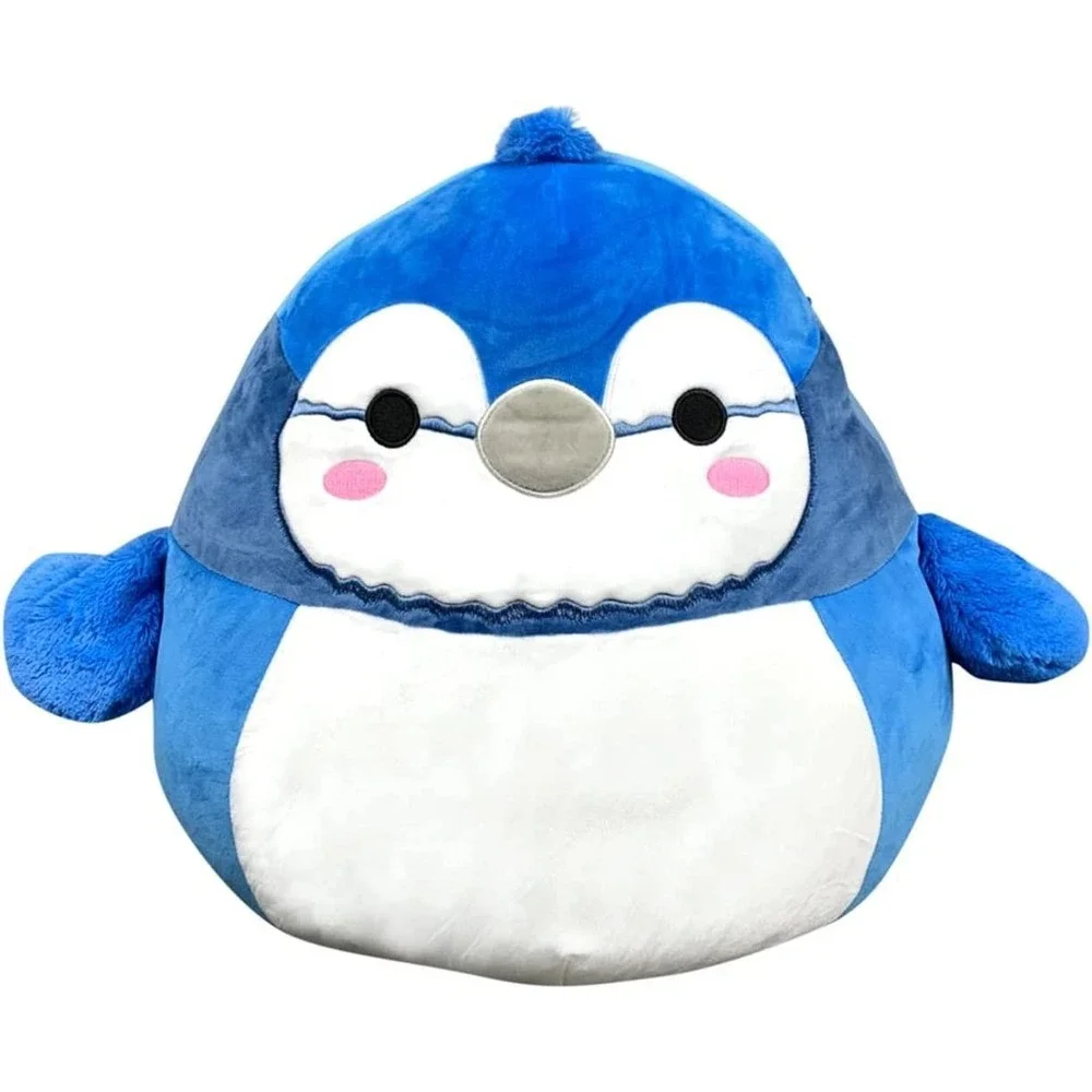 NWT Squishmallows Official Kellytoy Babs The Blue Jay Bird Stuffed Toy Animal